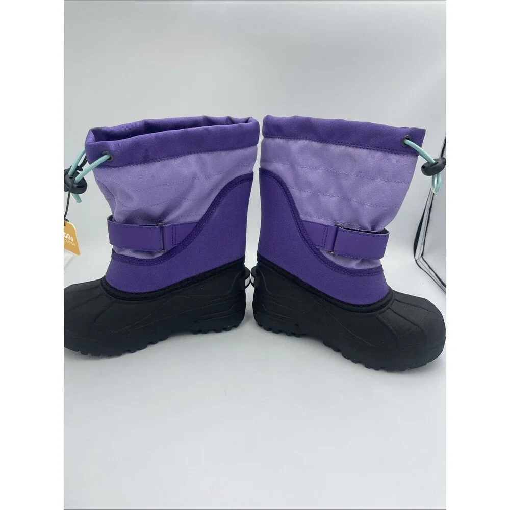 Girls Size 1 Purple Columbia Winter Boots Snow Boots Waterproof